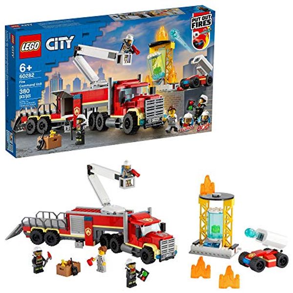 Cover Art for 0673419339063, LEGO City Fire Command Unit 60282 Building Kit; Fun Firefighter Toy Building Set for Kids, New 2021 (380 Pieces) by 