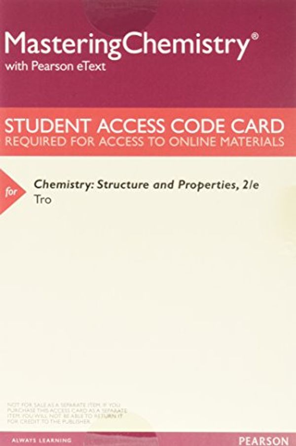 Cover Art for 9780134557304, ChemistryStructure and Properties, Books a la Carte Plus... by Unknown