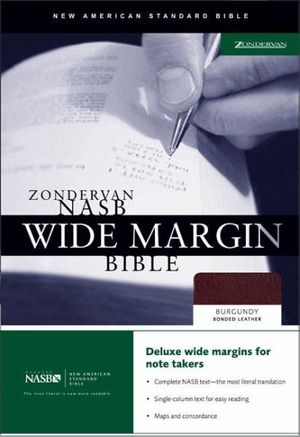Cover Art for 9780310921851, Zondervan NASB Wide Margin Bible by Zondervan