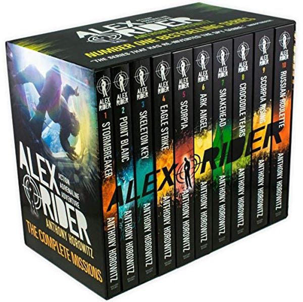 Cover Art for 9781406337631, Alex Rider Pack Collection, 9 books, RRP £62.91 (Scorpia Rising, Stormbreaker, Point Blanc, Skeleton Key, Eagle Strike, Scorpia, Ark Angel, Snakehead, Crocodile Tears) (Alex Rider) by Anthony Horowitz