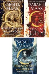Cover Art for 9781637991220, Crescent City Series Set of 3 Books. House of Earth and Blood (paperback), House of Sky and Breath (paperback) and House of Flame and Shadow (hardcover) by Sarah J. Maas