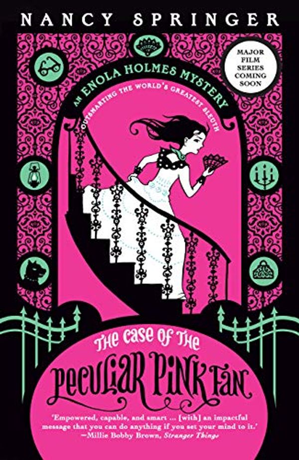 Cover Art for B07JYSZS2R, The Case of the Peculiar Pink Fan by Nancy Springer