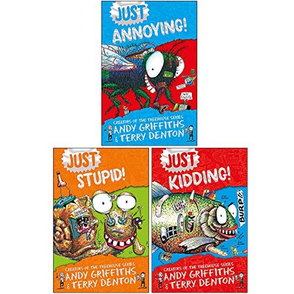 Cover Art for 9781529078015, Just Series Books 1 - 3 Collection Set by Andy Griffiths (Just Kidding, Just Stupid & Just Annoying) by Andy Griffiths