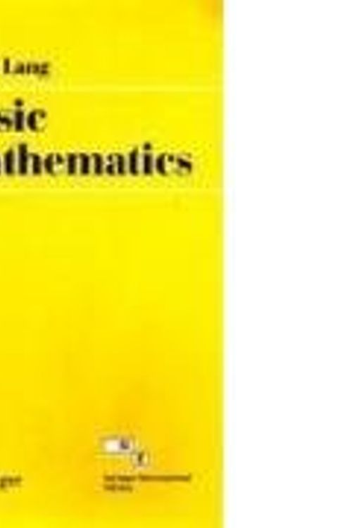 Cover Art for 9788184896732, Basic Mathematics by Serge Lang