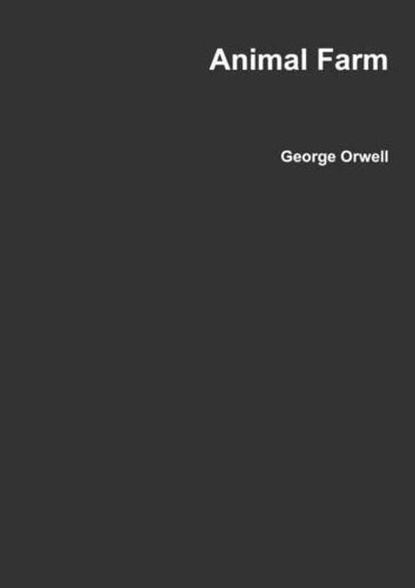 Cover Art for 9781326691776, Animal Farm by George Orwell