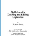 Cover Art for 9780997977004, Guidelines for Drafting and Editing Legislation by Bryan A. Garner