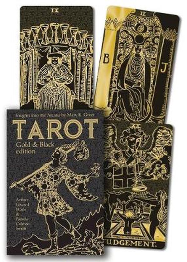 Cover Art for 9780738767376, Tarot Gold & Black Edition by Arthur Edward Waite, Pamela Colman Smith, Mary K. Greer