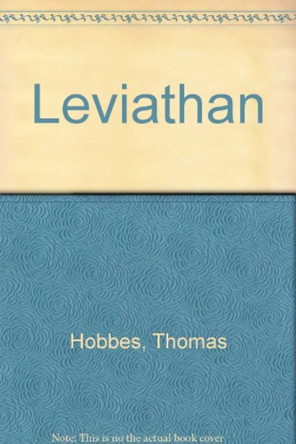 Cover Art for 9780844606996, Leviathan by Thomas Hobbes