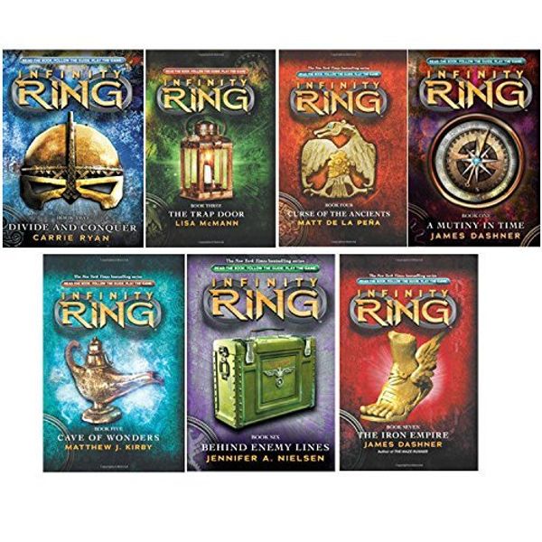 Cover Art for 9783200332218, Infinity Ring James Dashner Collection 7 Book Set Book 1 to 7 (A Mutiny In Time, Divide and Conquer, The Trap Door, Curse of the Ancients, Cave Of Wonders, Behind Enemy Lines, The Iron Empire) by James Dashner