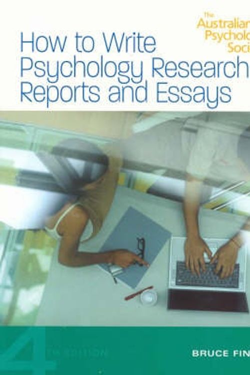 Cover Art for 9780733973208, How to Write Psychology Research Reports and Essays by Bruce M. Findlay