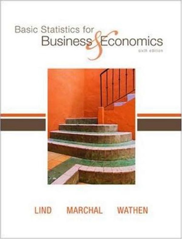 Cover Art for 9780077230968, Basic Statistics for Business and Economics with Student CD by Douglas A. Lind