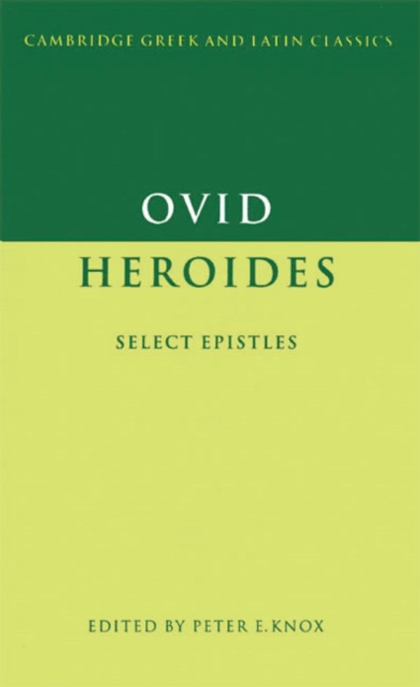 Cover Art for 9780521368346, Ovid: Heroides by Ovid