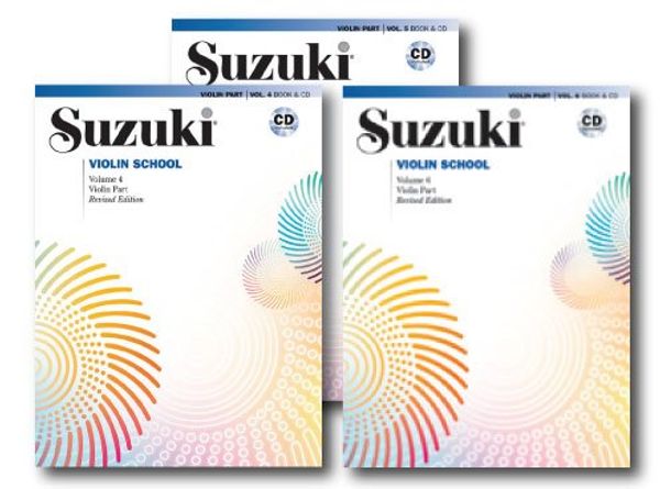 Cover Art for 0633076846540, Suzuki Violin School, Violin Part, With Piano Accompaniment CD - 3 Books with CDs Set - Includes Volume 4, Volume 5 and Volume 6 by 