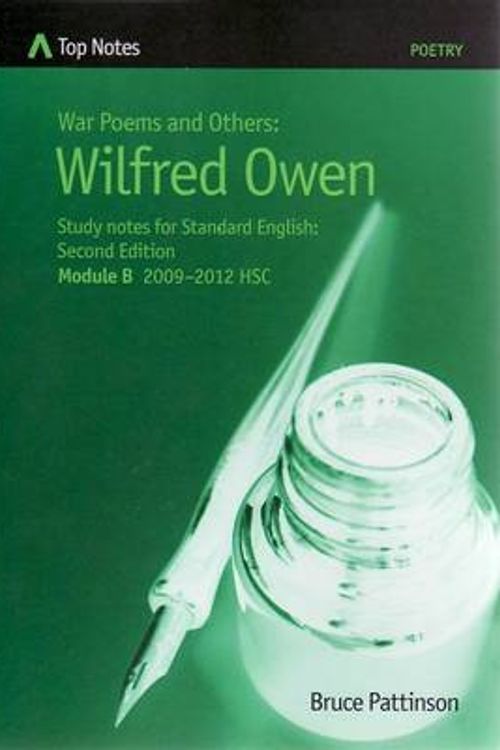 Cover Art for 9781741308327, Wilfred Owen by Bruce Pattinson