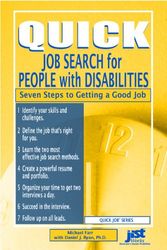 Cover Art for 9781593573843, Quick Job Search For People With Disabilities by Michael Farr