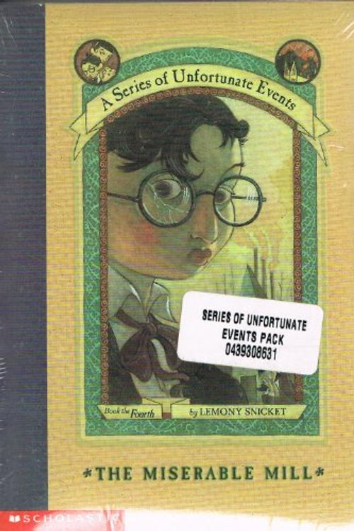 Cover Art for 9780439308632, Series of Unfortunate Events Set #1-#4: Bad Beginning; Reptile Room; Wide Window; Miserable Mill (No Box) by Lemony Snicket