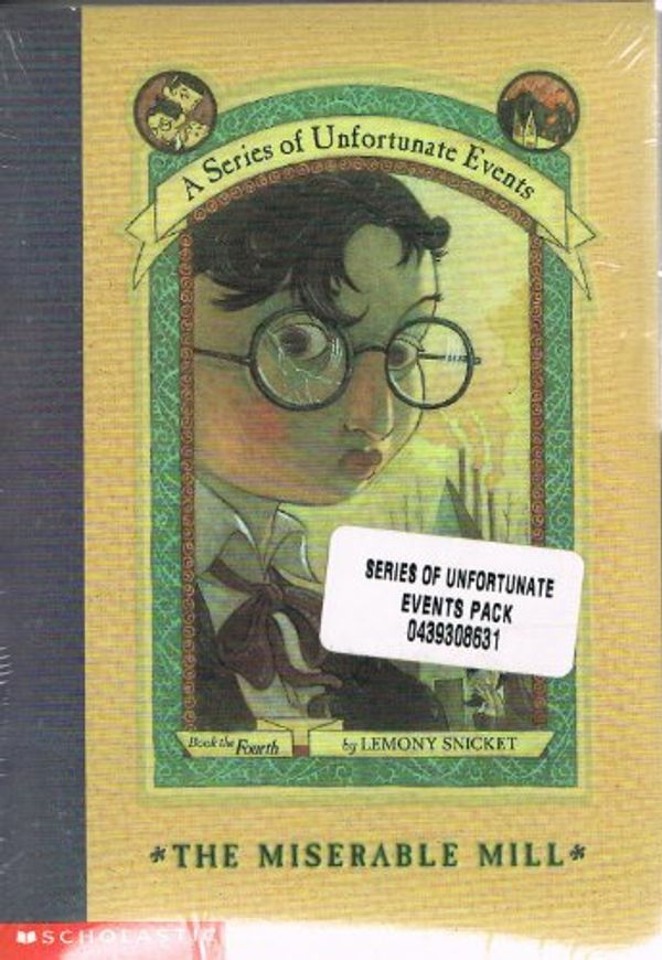 Cover Art for 9780439308632, Series of Unfortunate Events Set #1-#4: Bad Beginning; Reptile Room; Wide Window; Miserable Mill (No Box) by Lemony Snicket