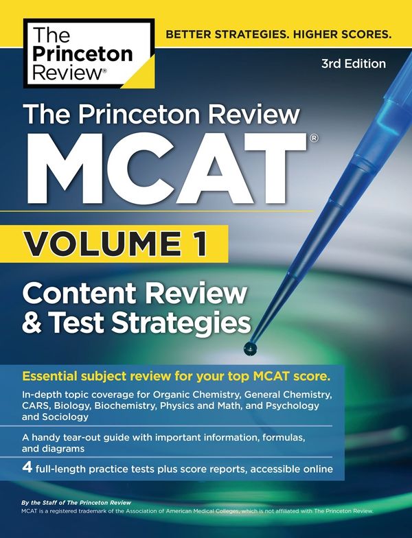 Cover Art for 9780525567813, The Princeton Review MCAT, 3rd Edition: 4 Practice Tests + Complete Content Coverage by Princeton Review