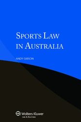 Cover Art for 9789041138514, Sports Law in Australia by Andy Gibson