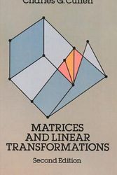 Cover Art for 9780486663289, Matrices and Linear Transformations by Charles G. Cullen