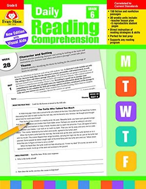 Cover Art for 9781629384795, Evan-Moor Daily Reading Comprehension, Grade 6 Teaching Supplement - Homeschooling & Classroom Resource Workbook by Evan-Moor Educational Publishers