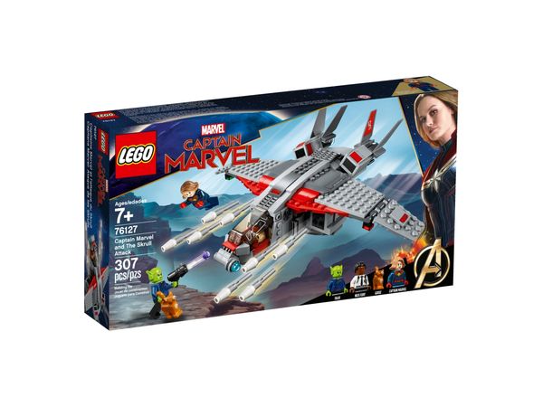 Cover Art for 5702016369694, Captain Marvel and The Skrull Attack Set 76127 by LEGO