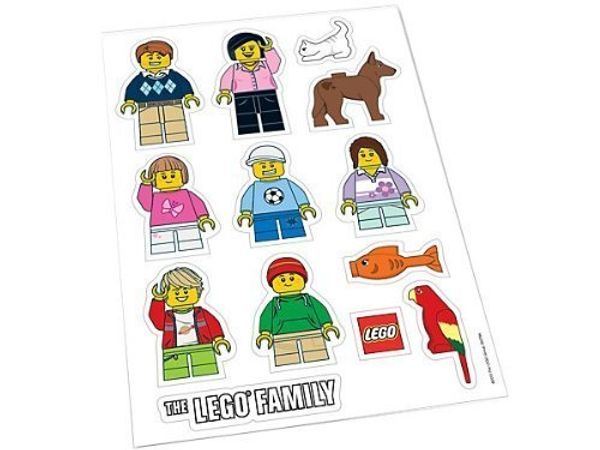 Cover Art for 0673419198967, LEGO Family Car Stickers Set 850794 by Lego