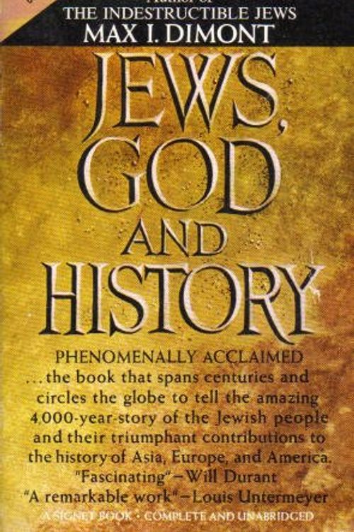 Cover Art for 9780451146946, Jews, God & History by Max Dimont