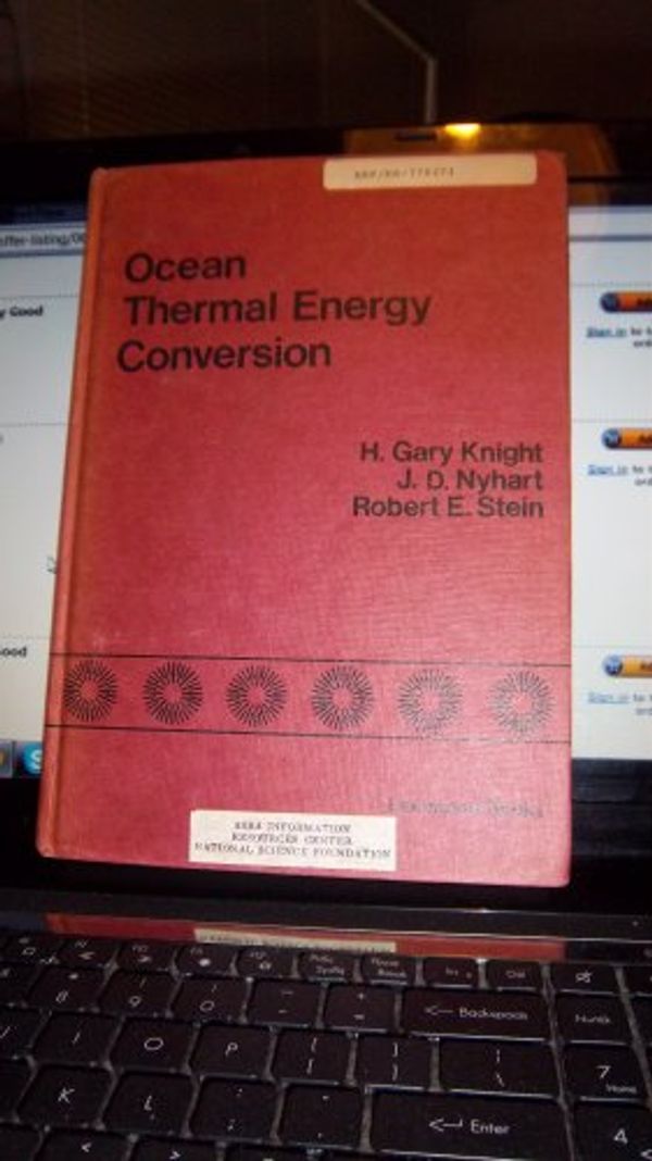 Cover Art for 9780669014419, Ocean Thermal Energy Conversion by edited by H. Gary Knight, J. D. Nyhart, Robert E. Stein