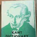 Cover Art for 9780802216496, Kant Dictionary by Immanuel Kant, Morris Stockhammer
