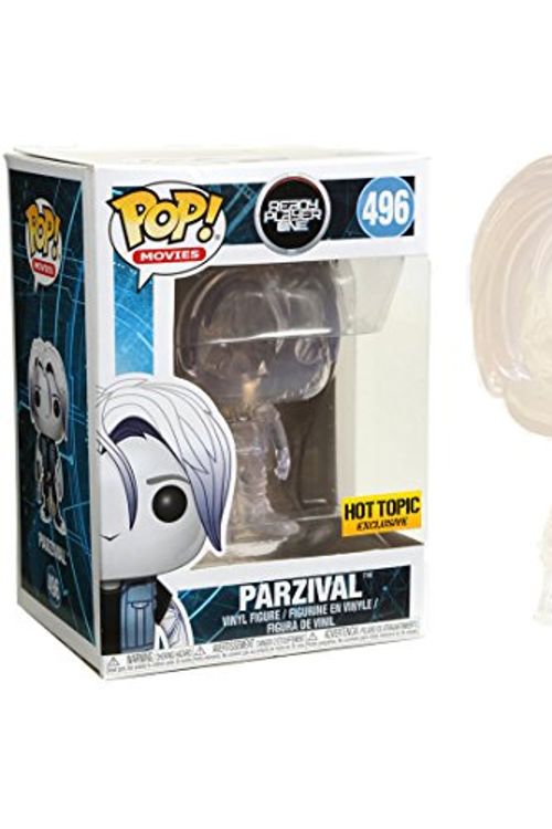 Cover Art for 9899999435617, Funko Parzival [Clear] (Hot Topic Exclusive) POP! Movies x Ready Player One Vinyl Figure + 1 Classic Sci-fi & Horror Movies Trading Card Bundle [#496] by FunKo