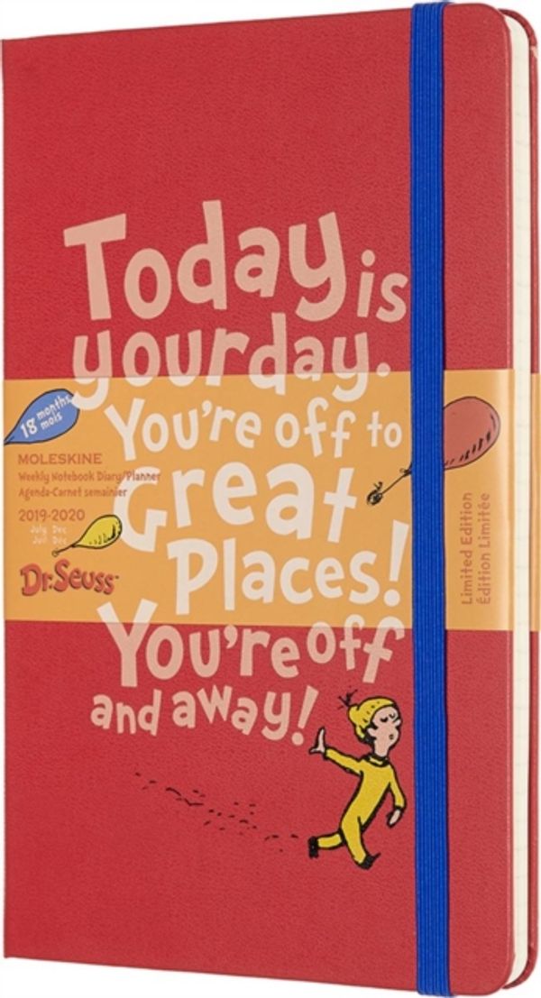 Cover Art for 8058647629001, Moleskine 2019-20 Dr. Seuss Weekly Planner, 18m, Large, Red, Hard Cover (5 X 8.25) by Moleskine