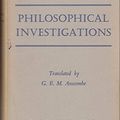 Cover Art for 9780631103202, Philosophical Investigations by Ludwig Wittgenstein
