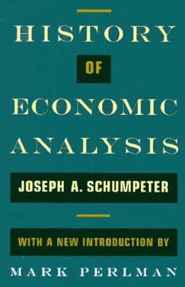 Cover Art for 9780195105599, History of Economic Analysis by Joseph A. Schumpeter