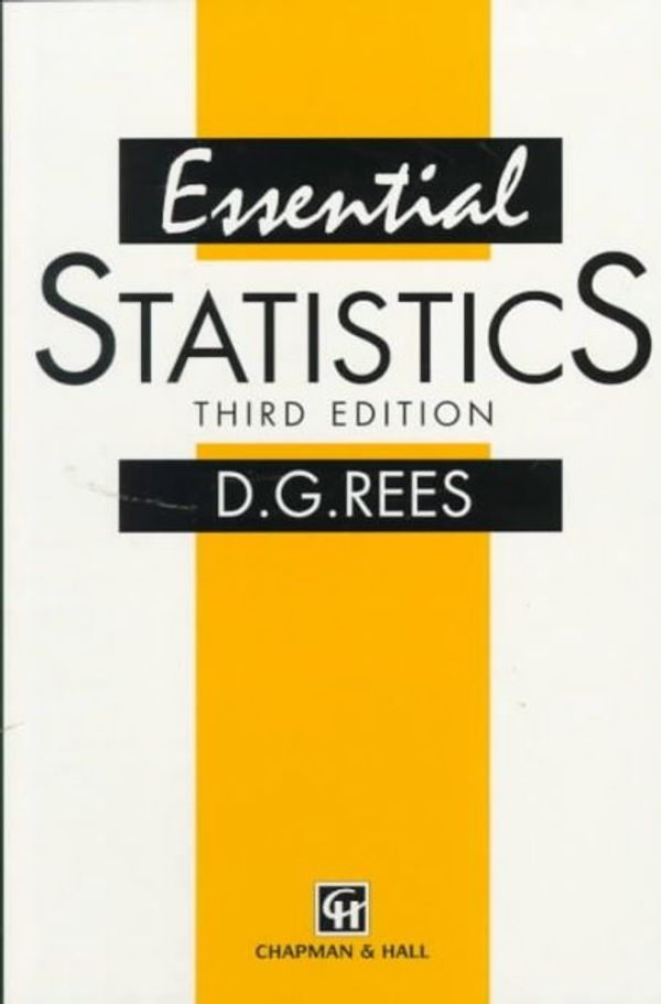 Cover Art for 9780412612800, Essential Statistics by D.g. Rees