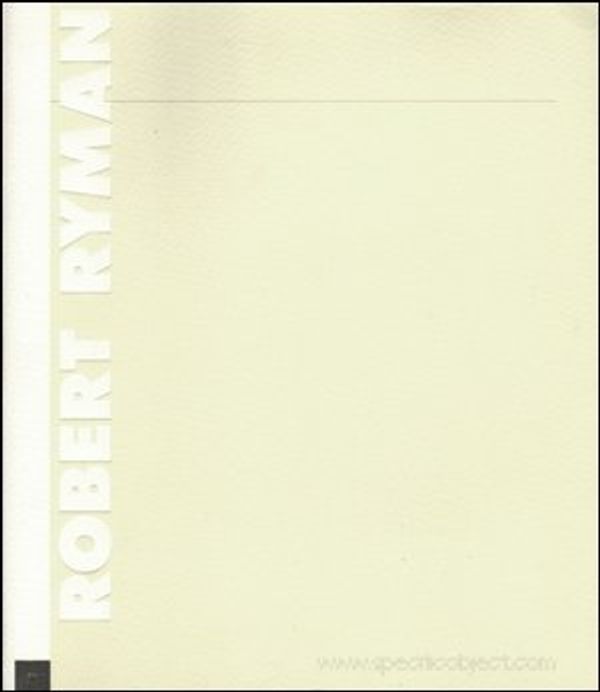 Cover Art for 9788480260152, Robert Ryman by Robert Ryman