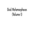 Cover Art for 9789354034992, Ovid Metamorphoses (Volume I) by Ovid