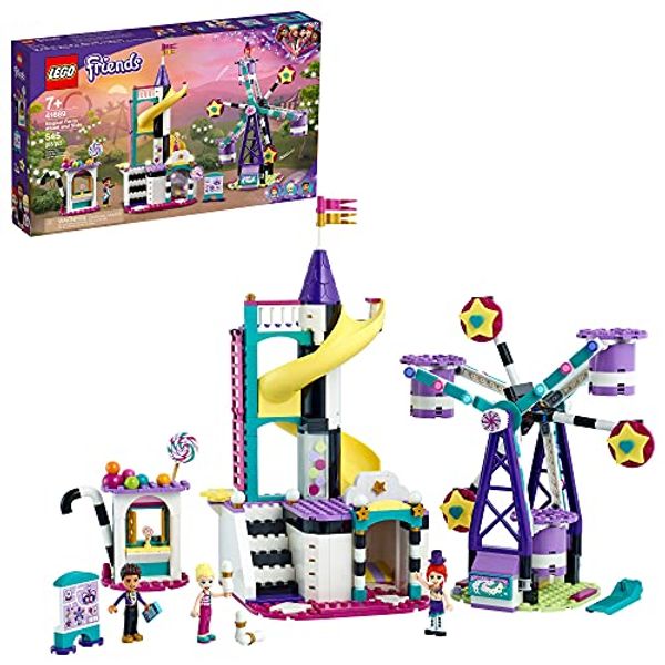 Cover Art for 0673419343183, LEGO Friends Magical Ferris Wheel and Slide 41689 Building Kit for Kids Theme Park with 3 Mini-Dolls; New 2021 (545 Pieces) by 