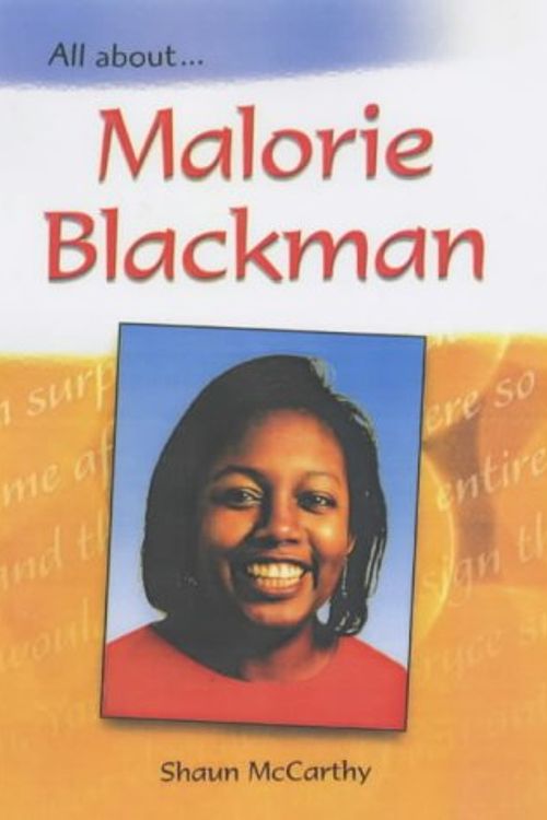 Cover Art for 9780431179926, Malorie Blackman  (All About) by Shaun McCarthy