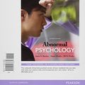 Cover Art for 9780205178681, Abnormal Psychology, Books a la Carte Edition by James N. Butcher, Susan Mineka, Jill M. Hooley