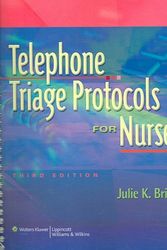 Cover Art for 9780781764612, Telephone Triage Protocols for Nurses by Julie K. Briggs