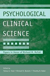 Cover Art for 9780805855616, Psychological Clinical Science by Teresa A. Treat