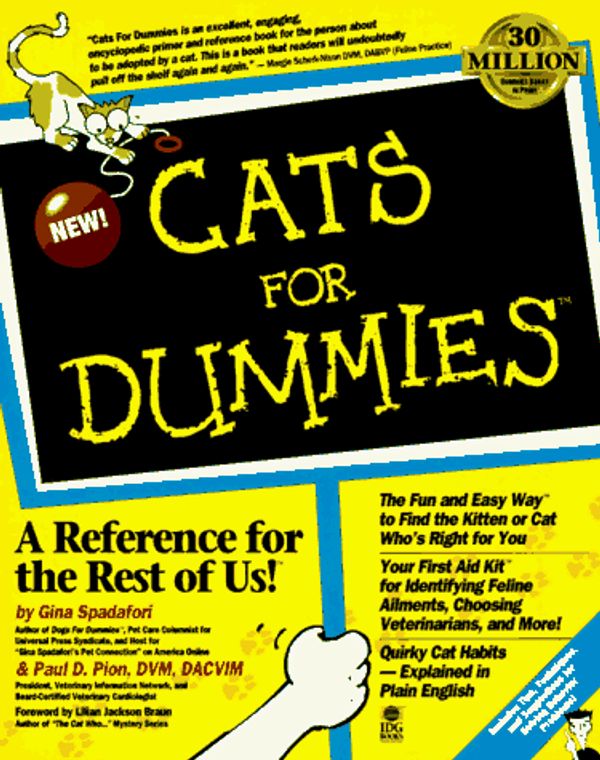 Cover Art for 9780764550379, Cats For Dummies (For Dummies Series) by Gina Spadafori, Paul D. Pion