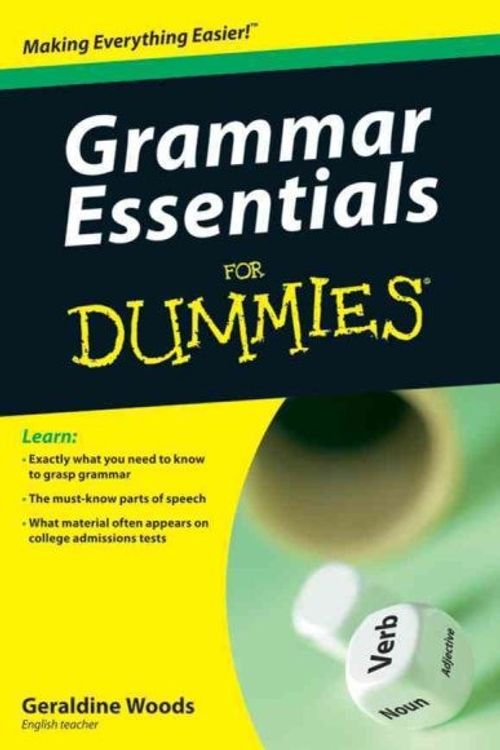 Cover Art for 9780470618370, Grammar Essentials For Dummies by Geraldine Woods