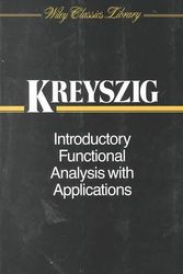 Cover Art for 9780471504597, Introductory Functional Analysis with Applications by Erwin Kreyszig