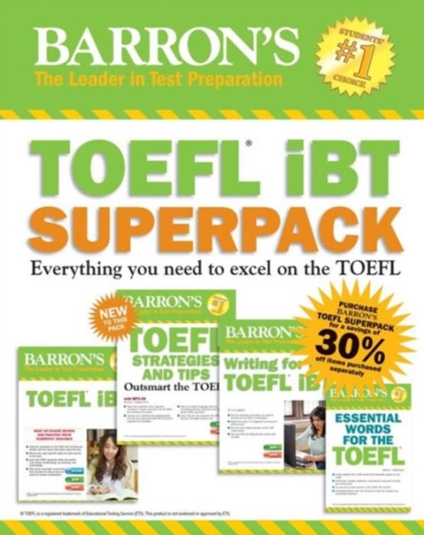 Cover Art for 9781438076614, TOEFL Ibt Superpack, 3rd Edition by Pamela J. Sharpe Ph.D.