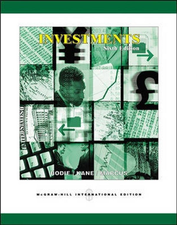 Cover Art for 9780077111441, Investments by Zvi Bodie, Alex Kane, Alan Marcus