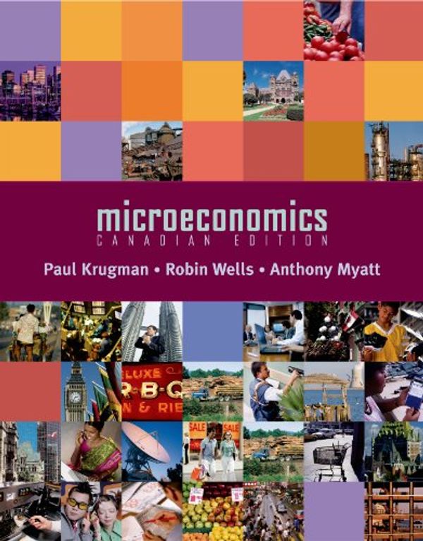 Cover Art for 9780716786894, Microeconomics: Canadian Edition by Paul Krugman