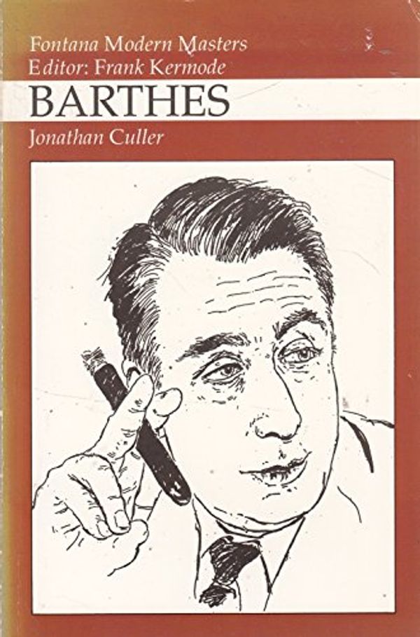 Cover Art for 9780006862079, Barthes by Jonathan Culler