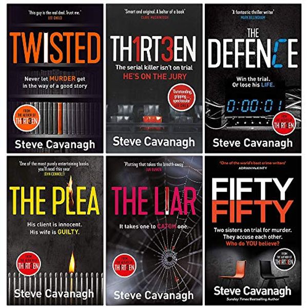 Cover Art for 9789124037970, Eddie Flynn Series 6 Books Collection Set By Steve Cavanagh (Twisted,Thirteen, The Defence, The Plea, The Liar, Fifty-Fifty) by Steve Cavanagh